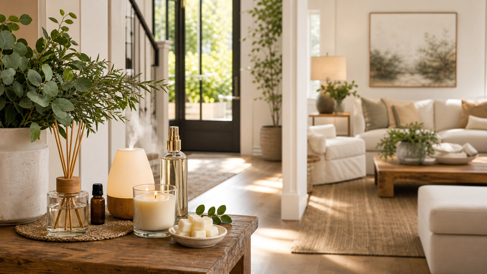 Best Natural Living Room & Entryway Scents - Health & Wellness article featured image on Elyvora US