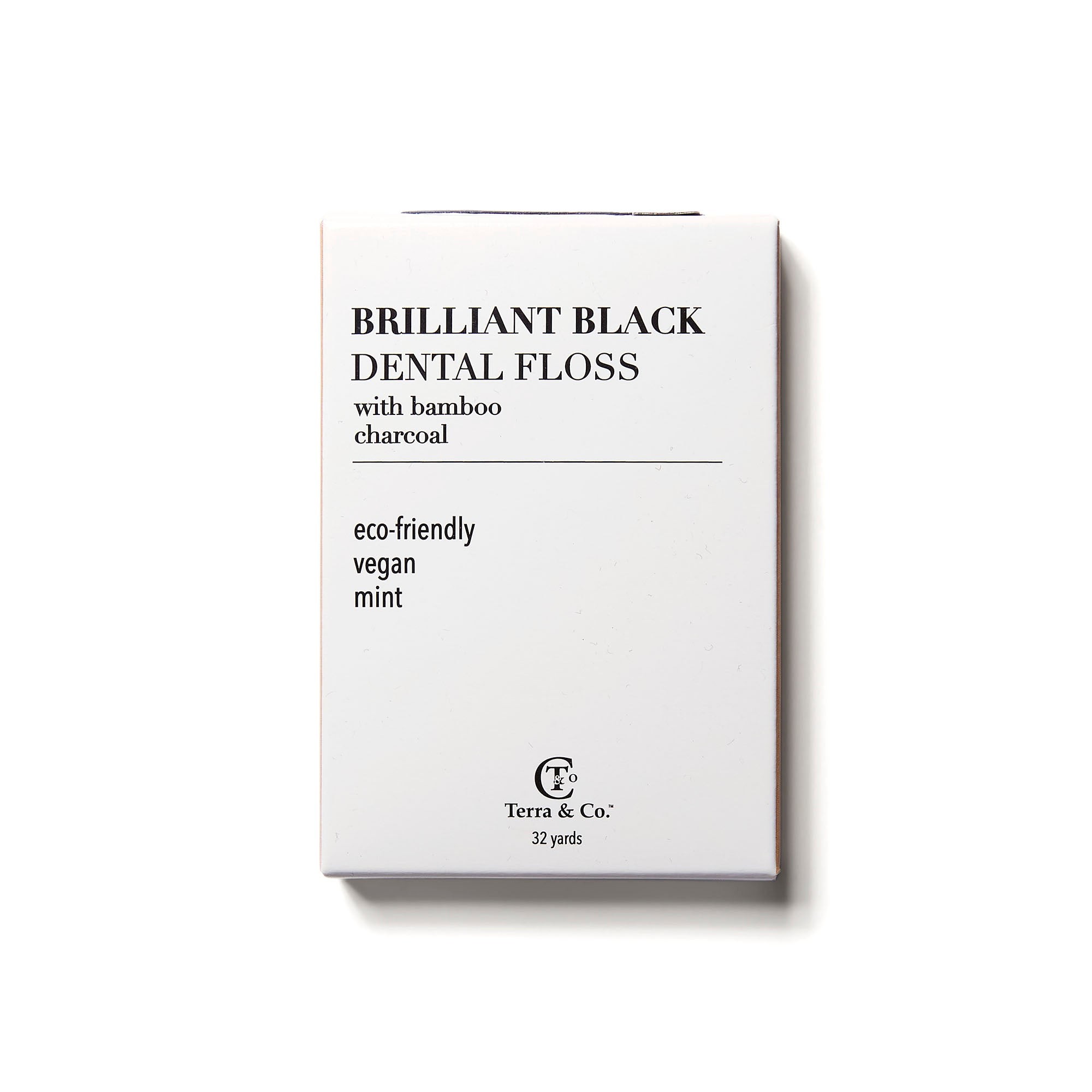 Terra & Co. Brilliant Black Dental Floss (32 Yards)