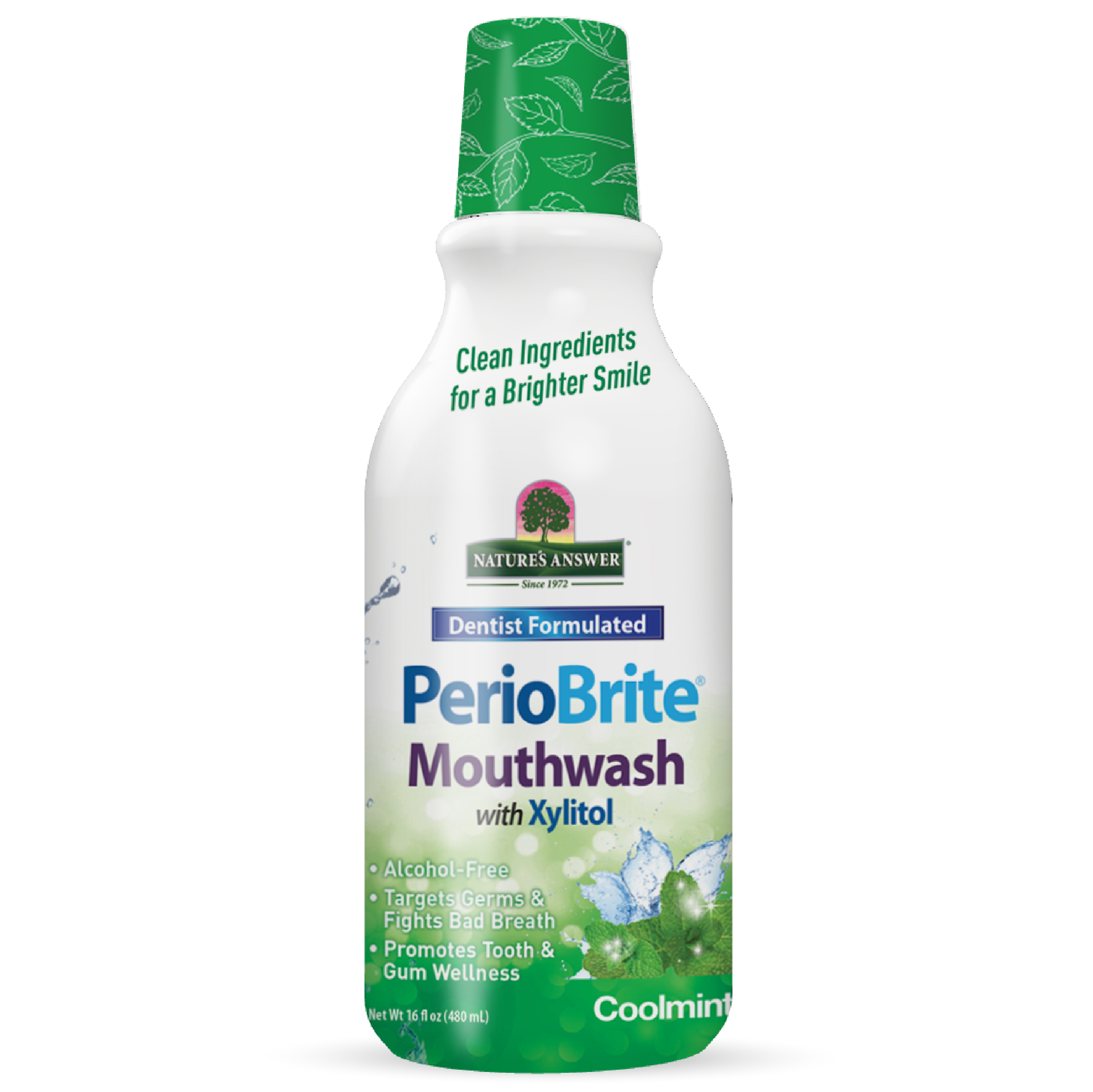 Nature's Answer PerioBrite Natural Mouthwash Cool Mint (16 oz)