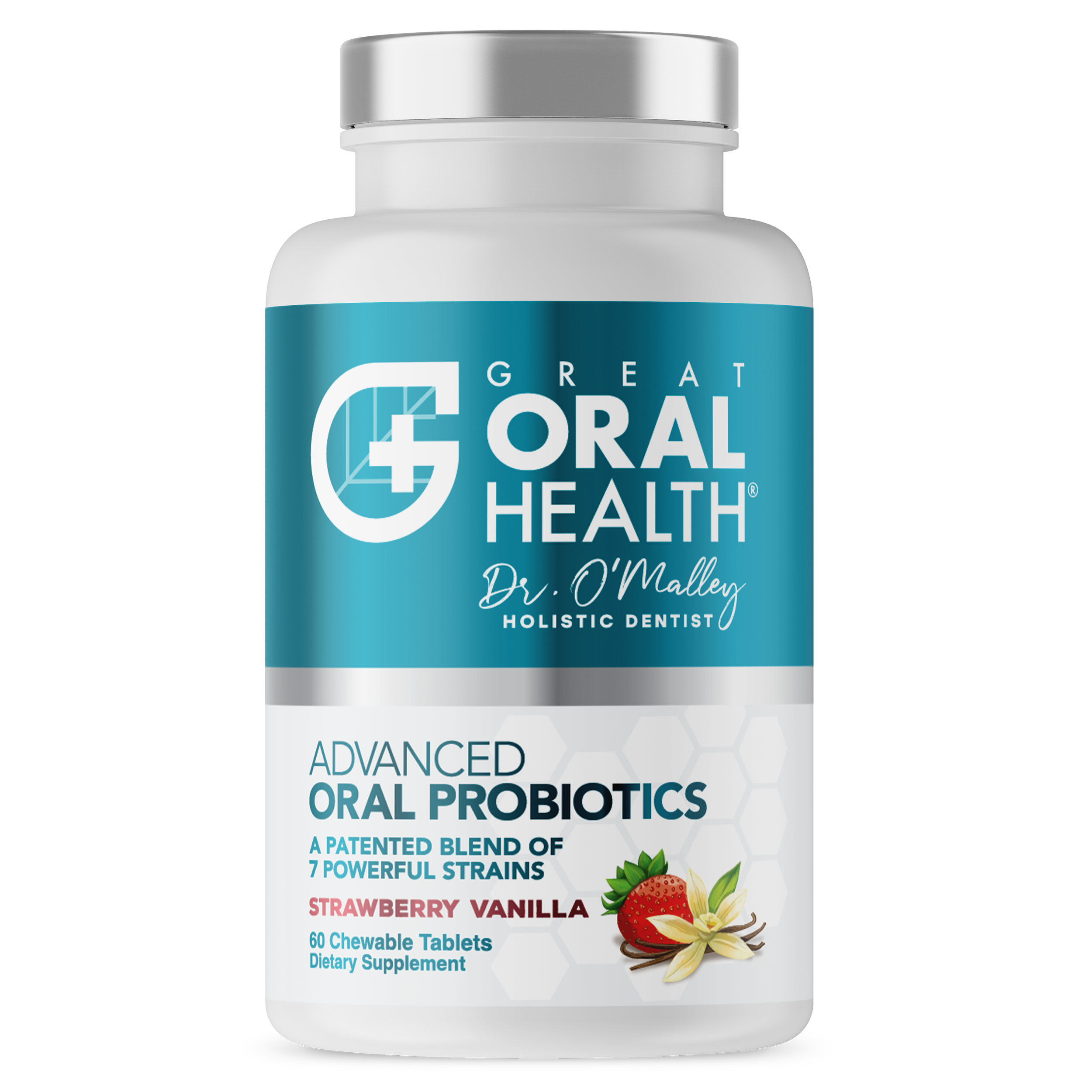 Great Oral Health Advanced Oral Probiotics - 7-Strain Blend (60 Count)