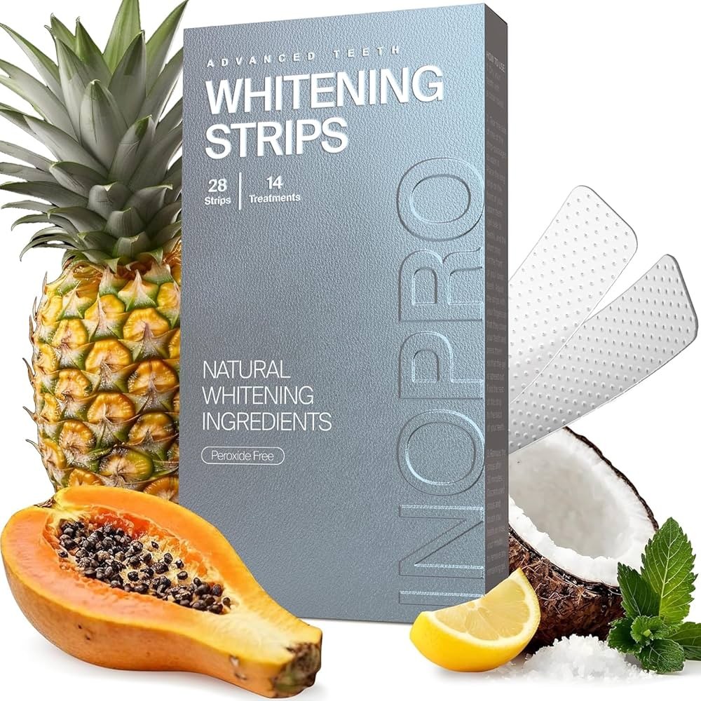 InoPro Natural Papain + Bromelain Whitening Strips