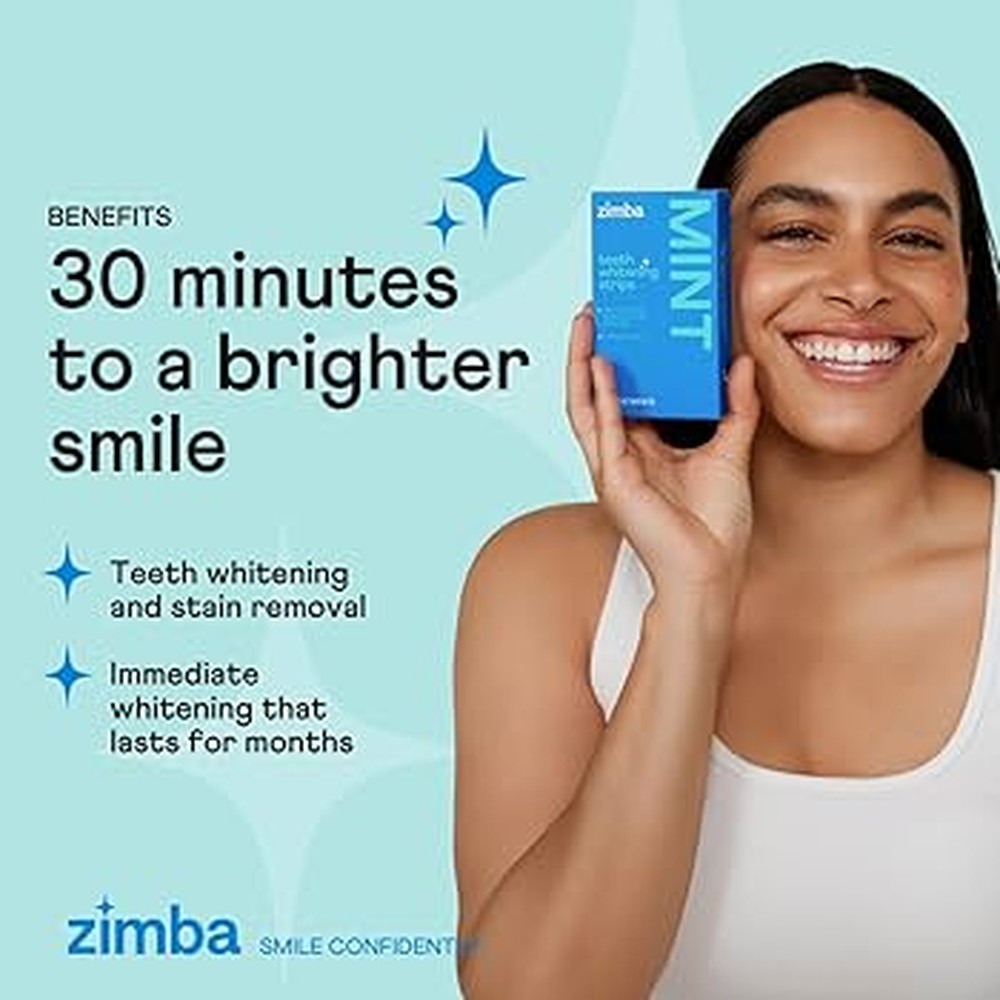 Zimba Vegan Whitening Strips (Mint)